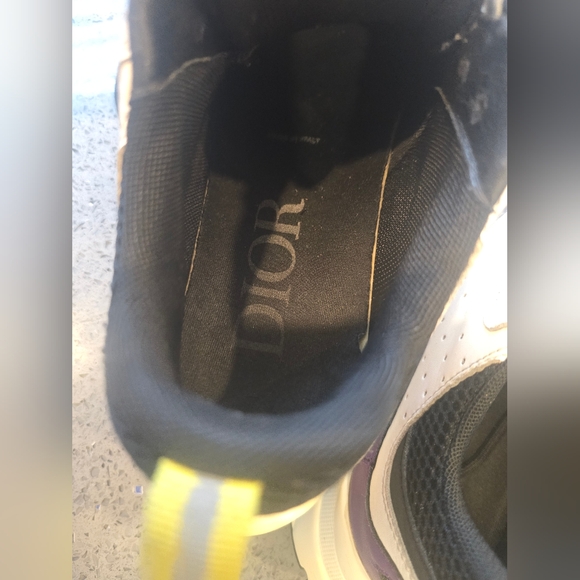Dior B22 Purple Yellow Black Low Top Sneaker Sz 41 No Box No Dustbag - Picture 9 of 16